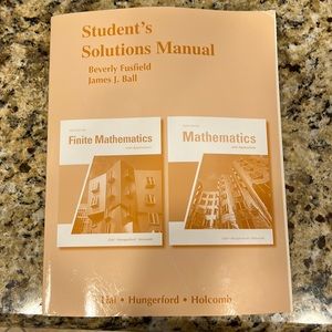 Pearson Mathematics student soultion manual
